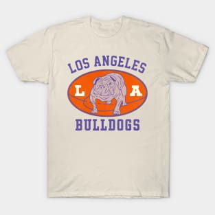 Defunct Los Angeles Bulldogs Football Team T-Shirt